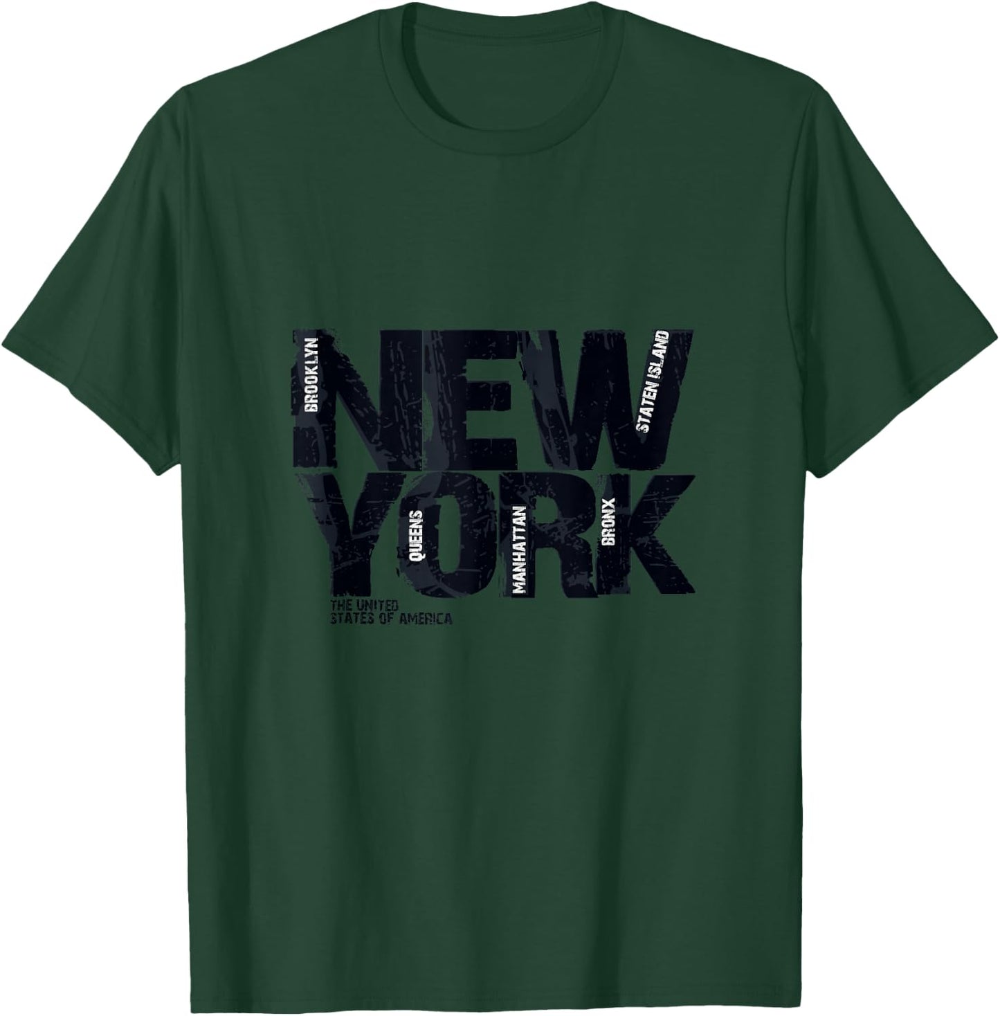 NYC - I Love New York, New York City Graphic Illustration T-Shirt - T-Shirt | Forest