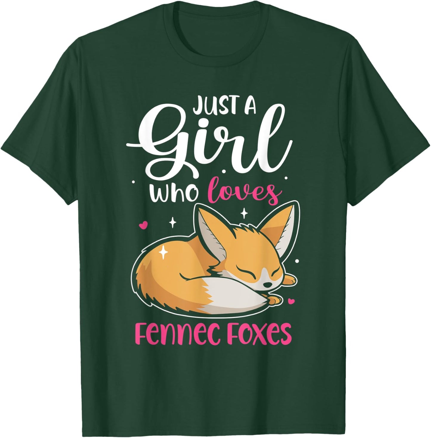 Women Loves Wildlife Animals Nature Forest Fennec Foxes T-Shirt - T-Shirt | Forest
