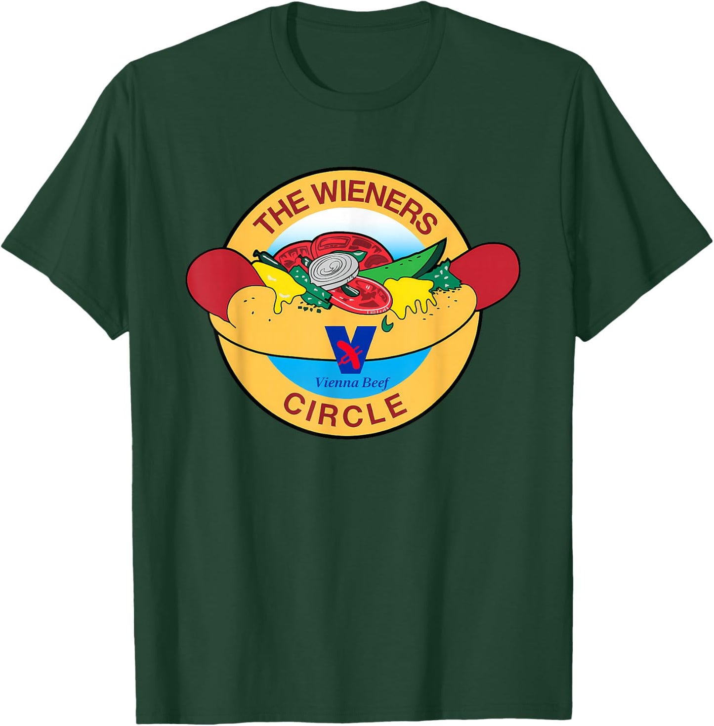 The Wieners Vienna Beef Circle Apparel T-Shirt - T-Shirt | Forest