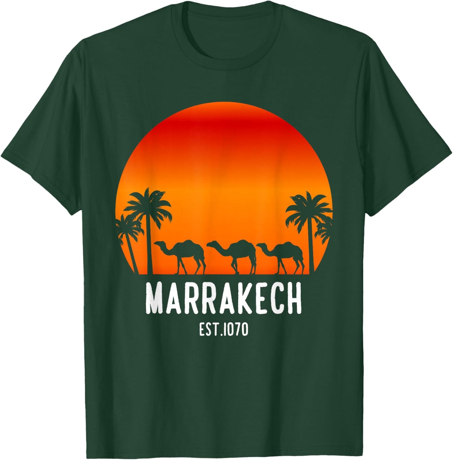 Marrakesh Marrakech Morocco T-Shirt - T-Shirt | Forest