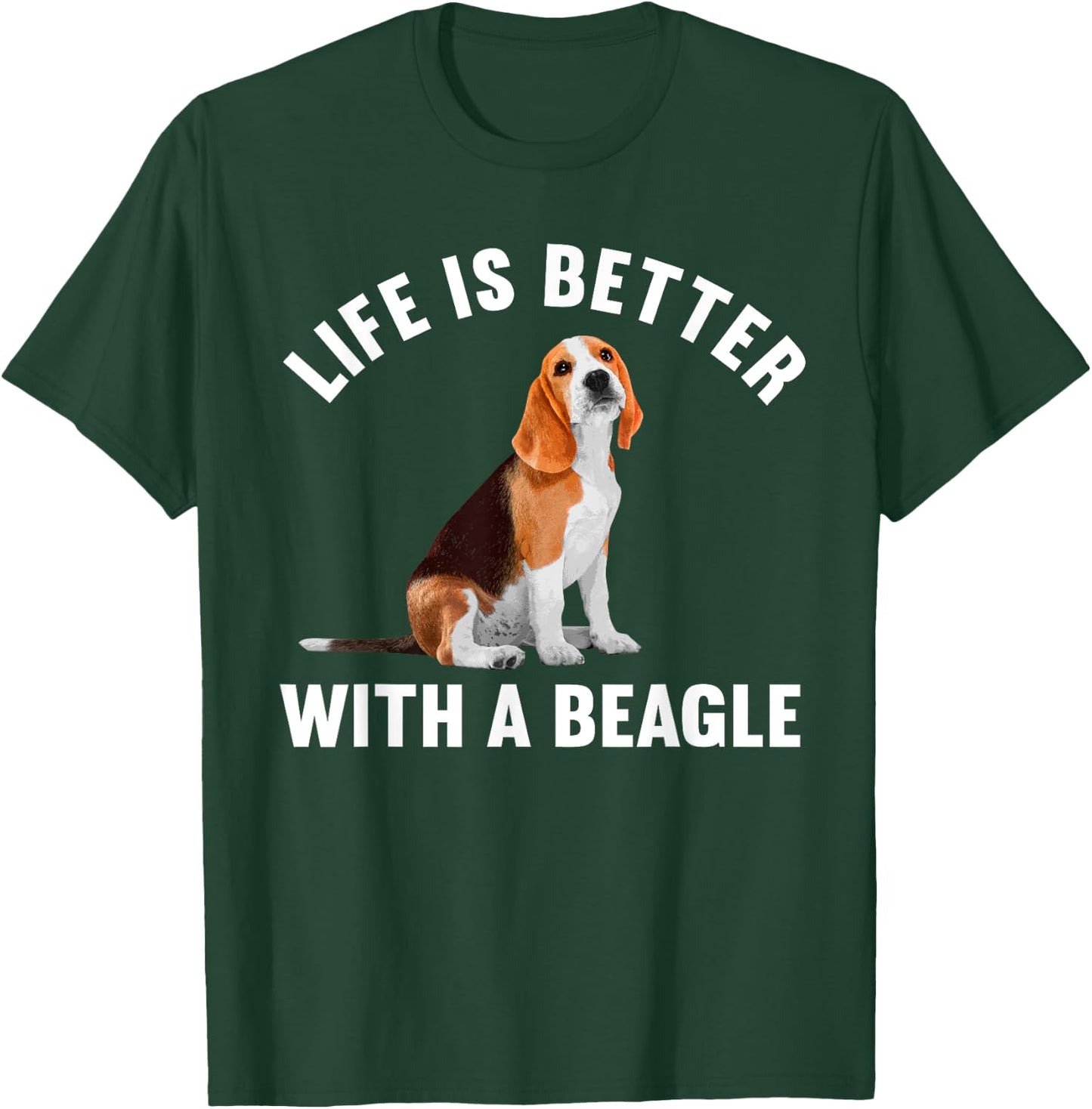 Funny Beagle Design Women Kids Beagle Dog Lovers T-Shirt - T-Shirt | Forest