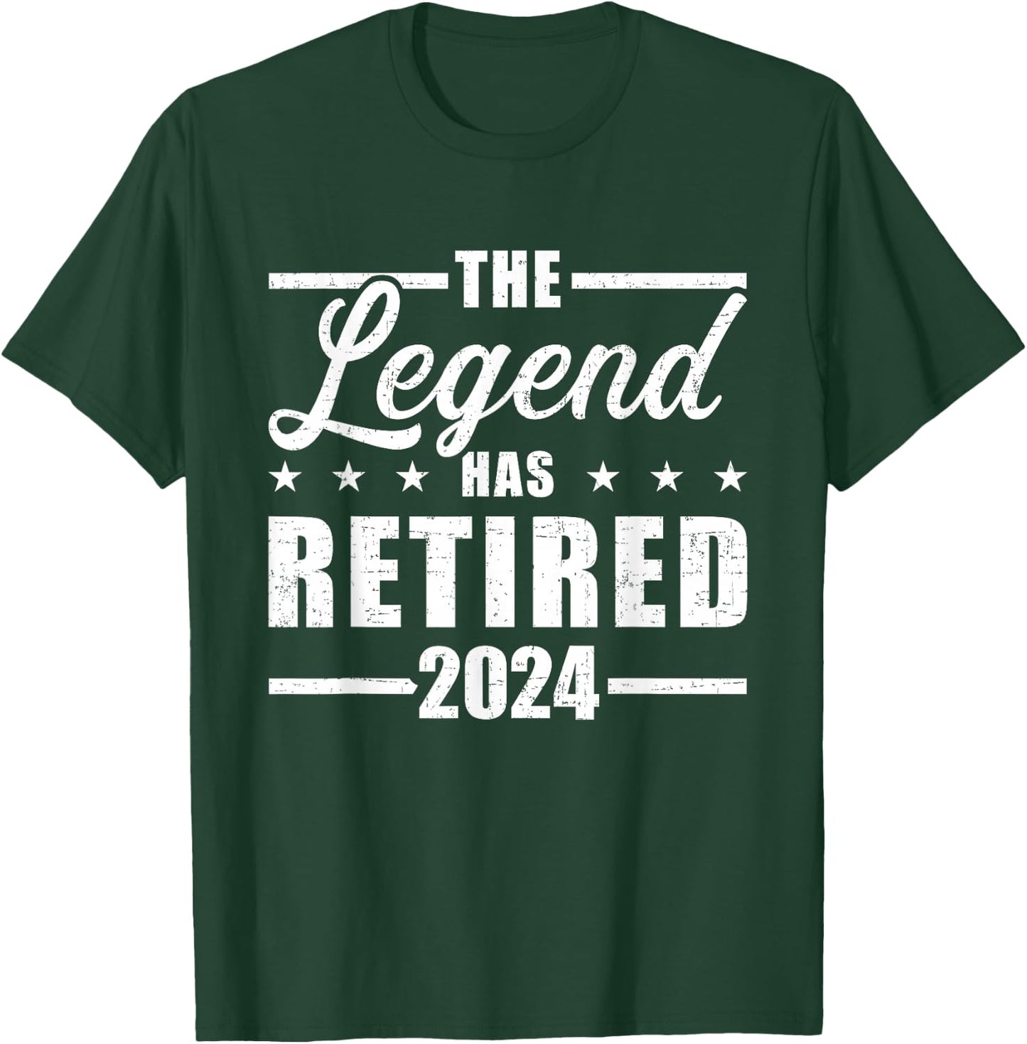 Legend hat retired 2024 for coworker in retirement T-Shirt - T-Shirt | Forest