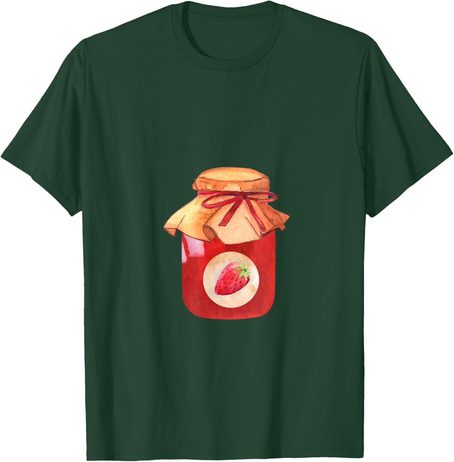 Strawberry Jam Jar T-Shirt - T-Shirt | Forest