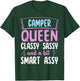 Camper Queen Classy Sassy Smart Assy Funny Men Women Camping T-Shirt - T-Shirt | Forest