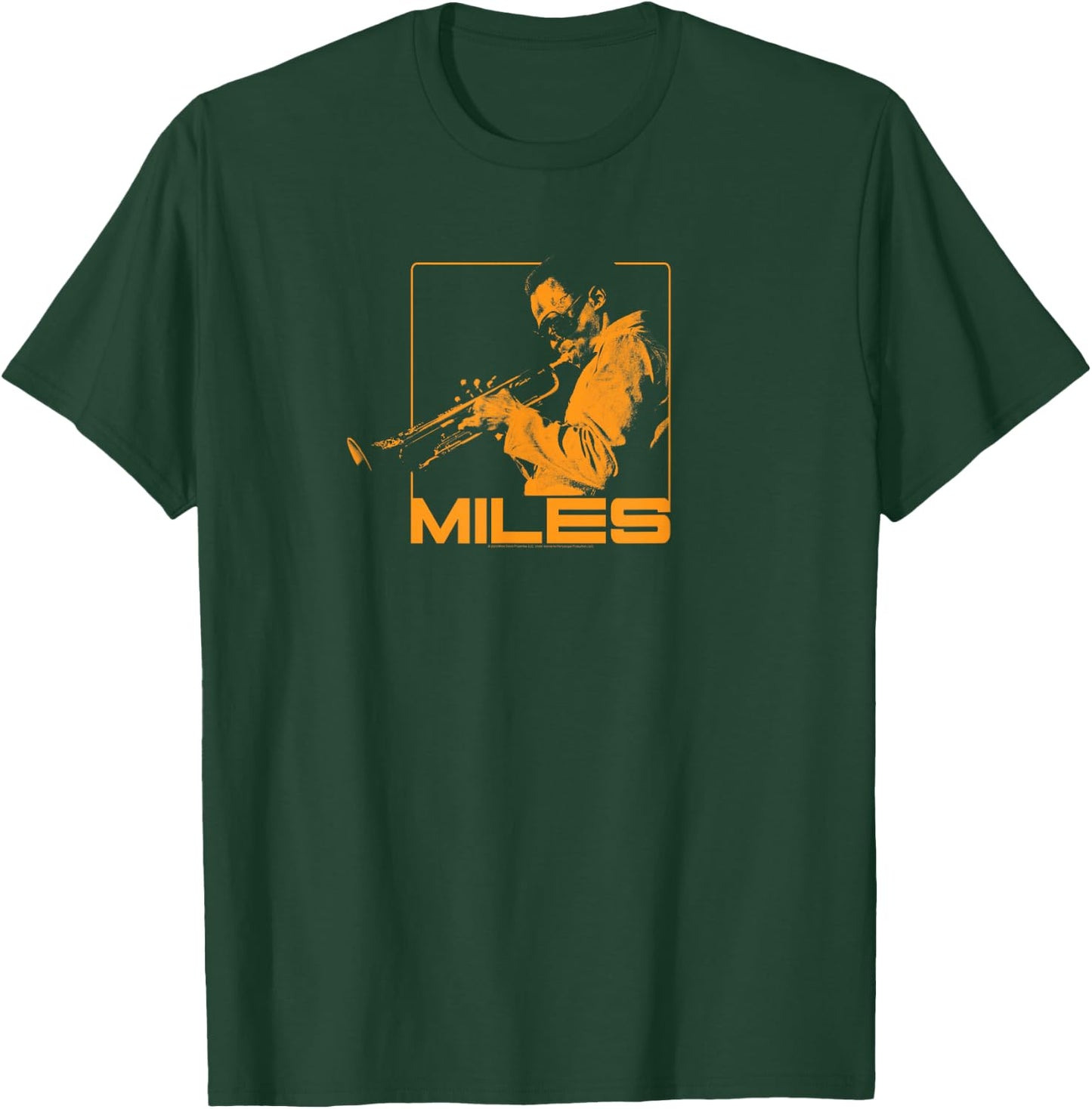 Miles Davis Jazz Music Orange Square T-Shirt - T-Shirt | Forest