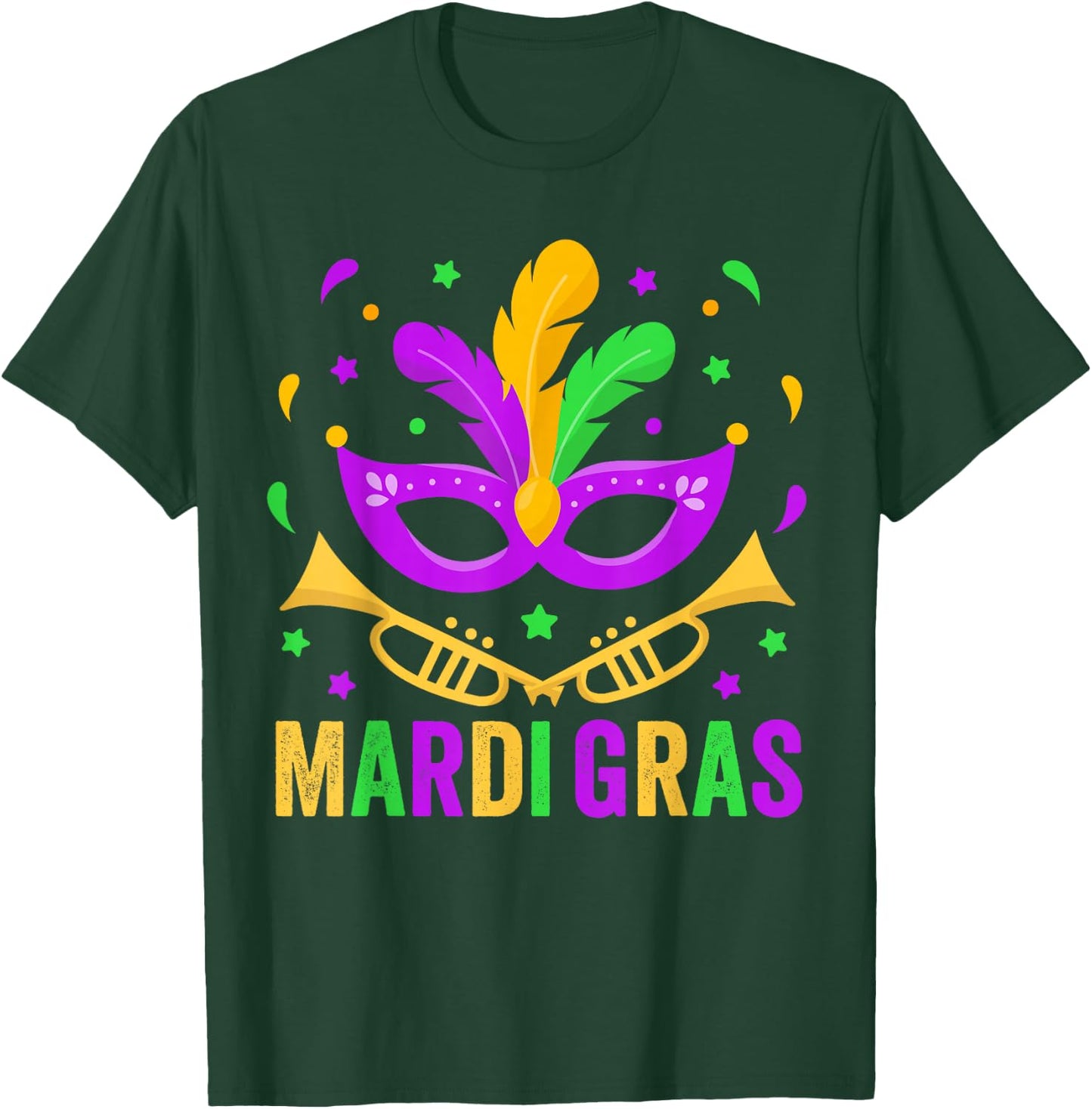 Mardi Gras 2025 Women Mardi Gras Shirt Kids T-Shirt - T-Shirt | Forest
