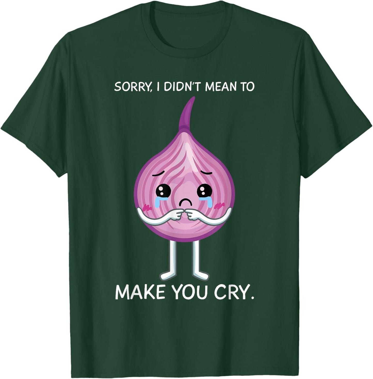 Onion Shallot Vegeterian Bulb Farmer Gardener Vegan T-Shirt - T-Shirt | Forest