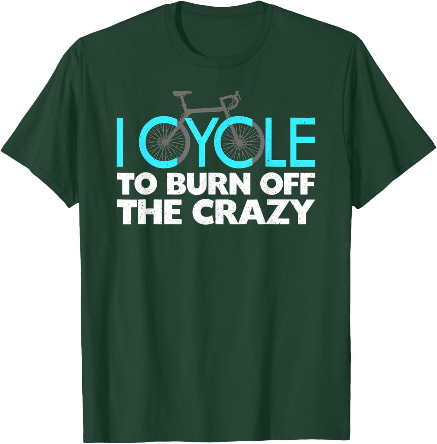 Best Cycling Art Women Indoor Bicycle Race Bicycling T-Shirt - T-Shirt | Forest