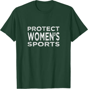 Protect Women's Sports Save Title IX High School College T-Shirt - T-Shirt | Forest