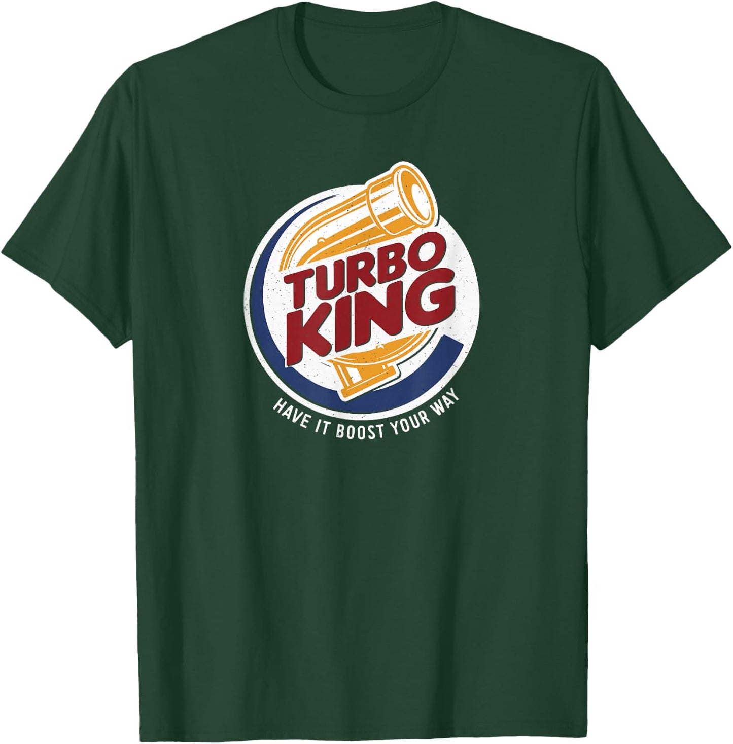 Vintage Turbo King - Drag Racing T-Shirt - T-Shirt | Forest