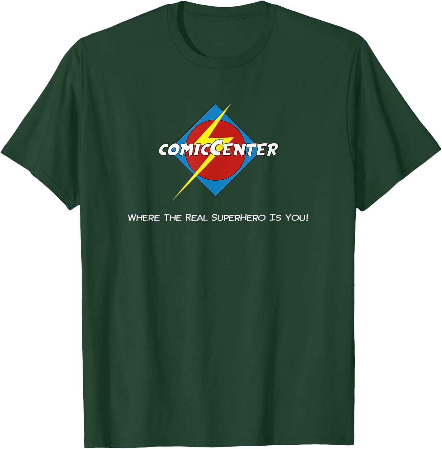 Comic Center T-Shirt - T-Shirt | Forest