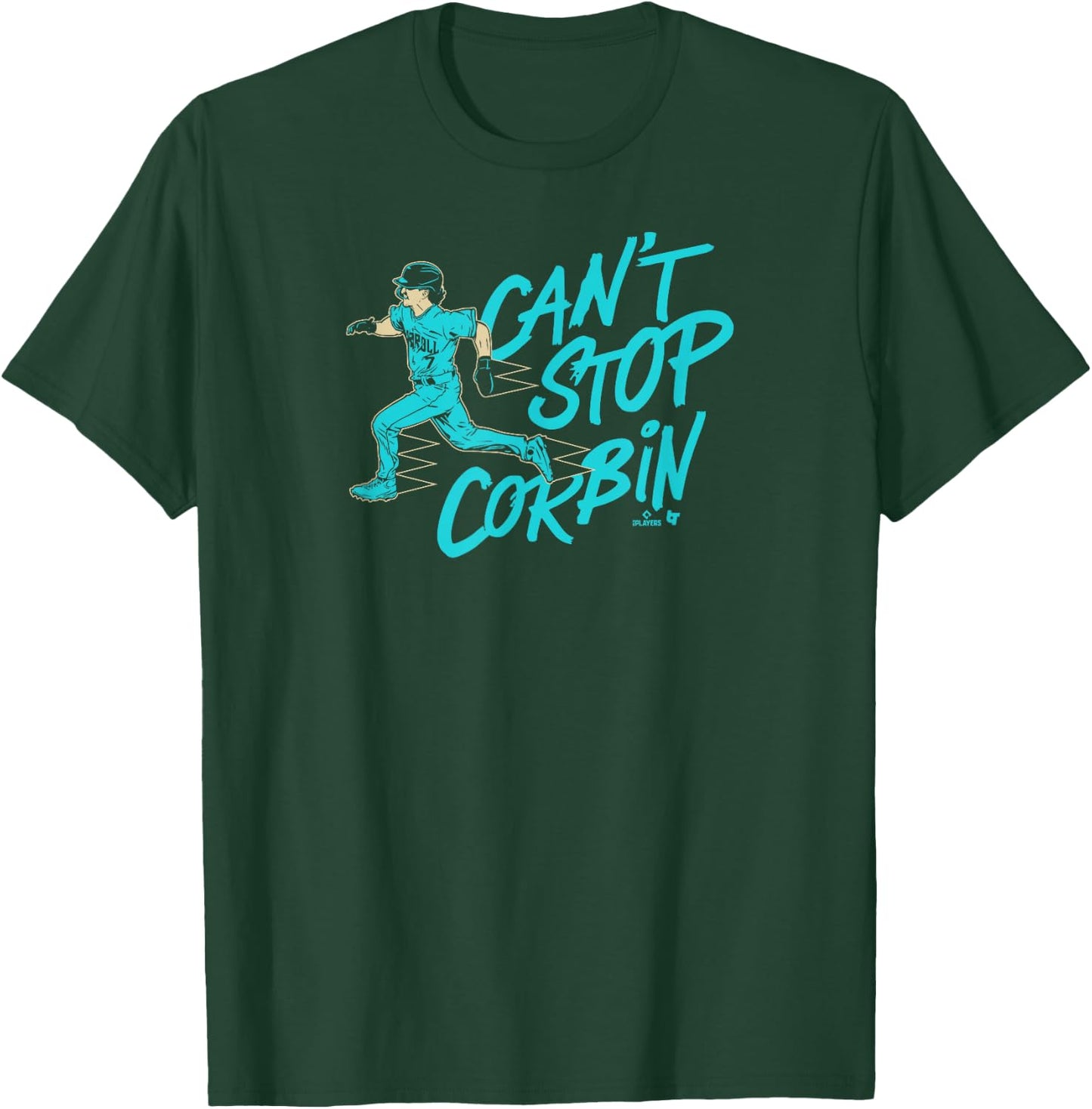 Can't Stop Corbin Carroll - Arizona Baseball T-Shirt - T-Shirt | Forest