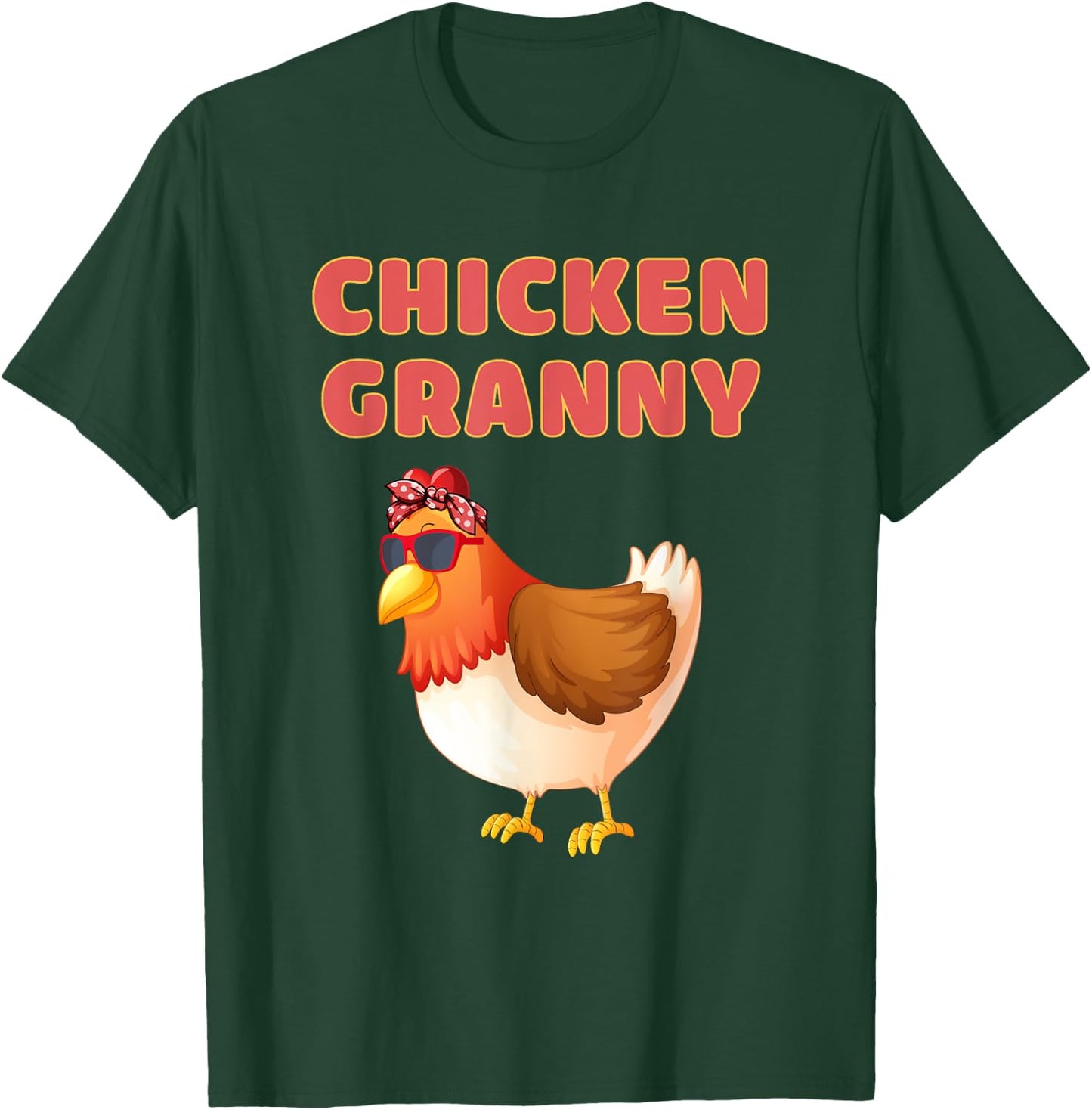 Chicken Granny Funny Chicken Grandma T-Shirt - T-Shirt | Forest