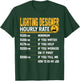 Lighting Designer Gifts Shirt Co. - Funny Lighting Artist - -Adults - Black - Small - Short Sleeve - Classic Style - Polyester 100% T-Shirt - T-Shirt | Forest