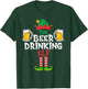 The Beer Drinking Elf, Funny Matching Family Group Christmas T-Shirt - T-Shirt | Forest