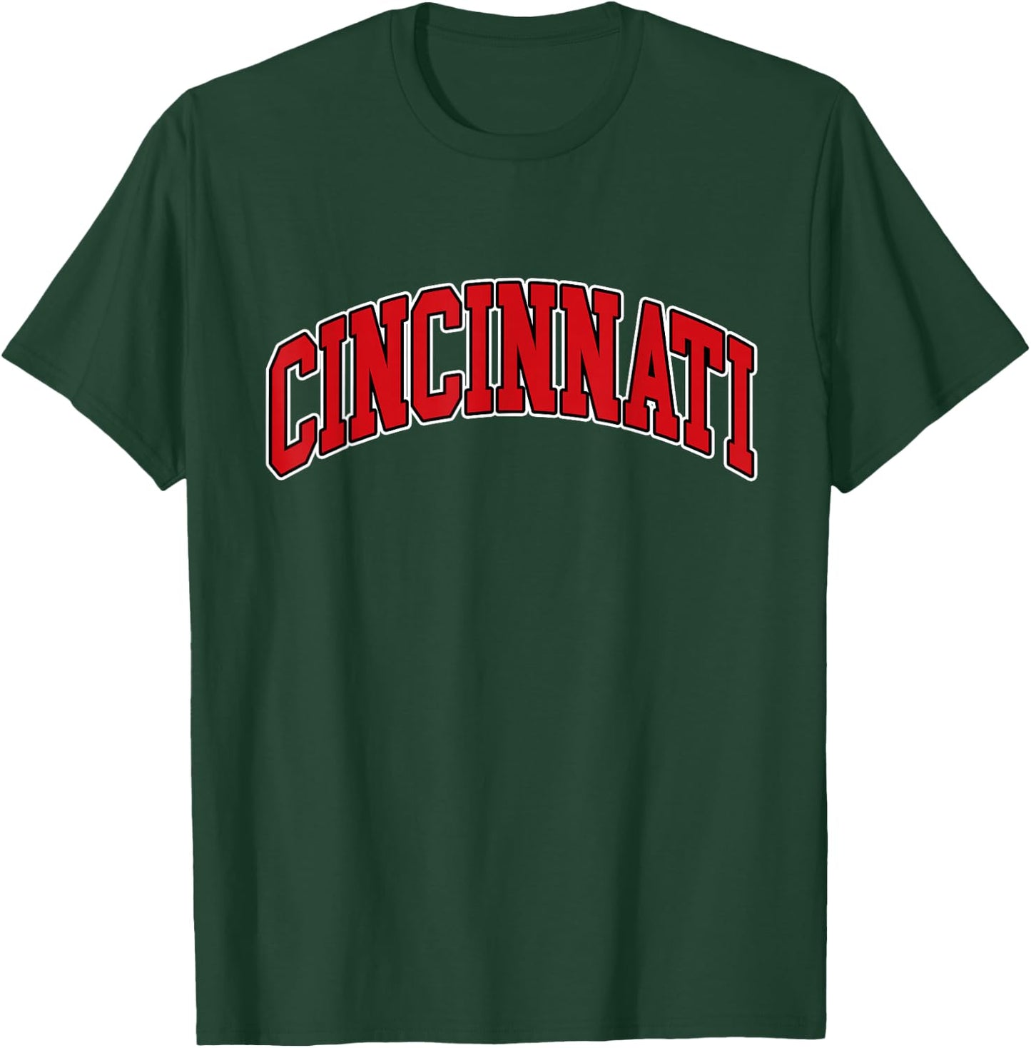 Cincinnati - Hometown Pride - Throwback Design - Classic T-Shirt - T-Shirt | Forest