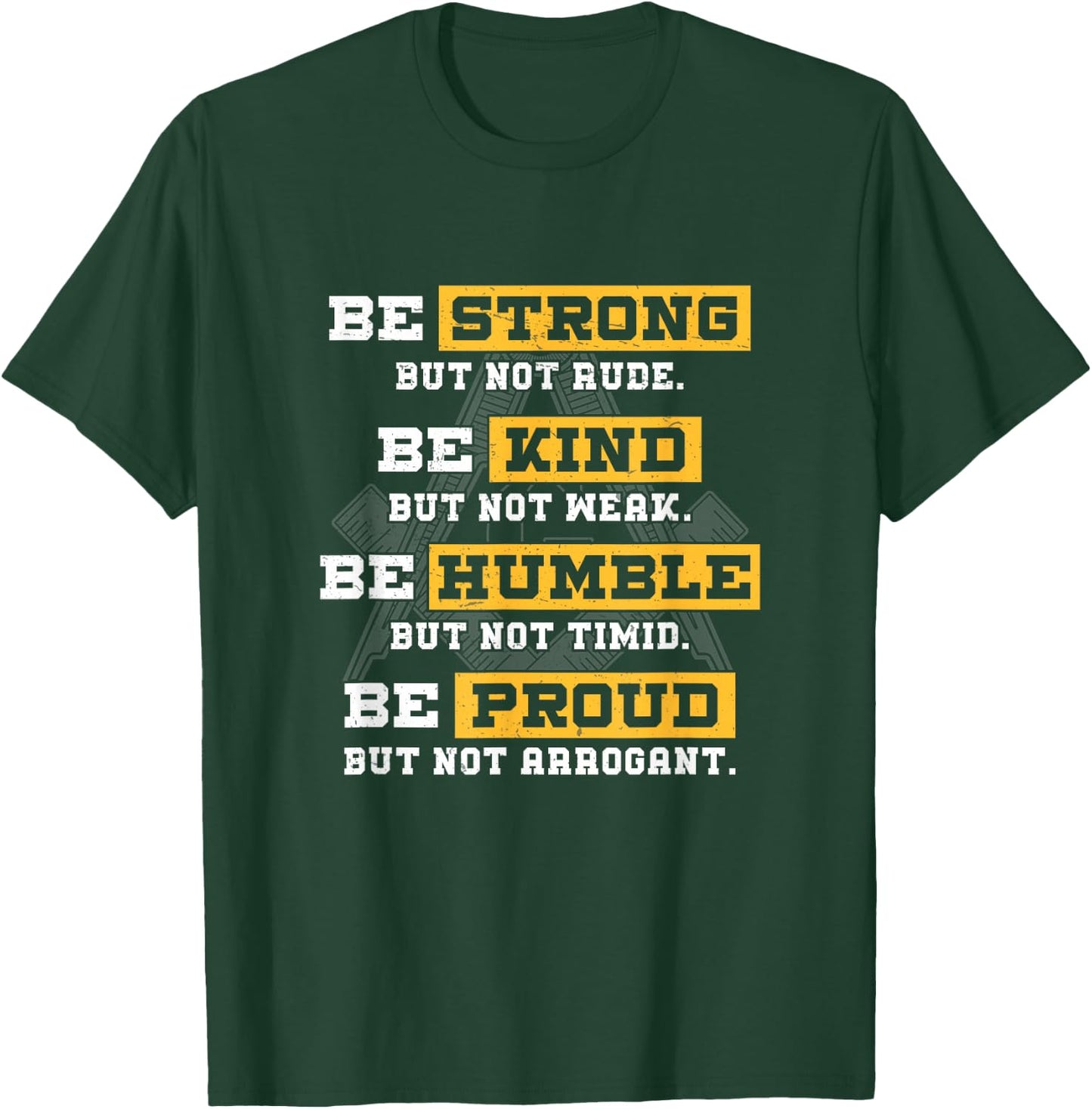 Freemasonry Strong But Not Rude Proud Masonic T-Shirt - T-Shirt | Forest