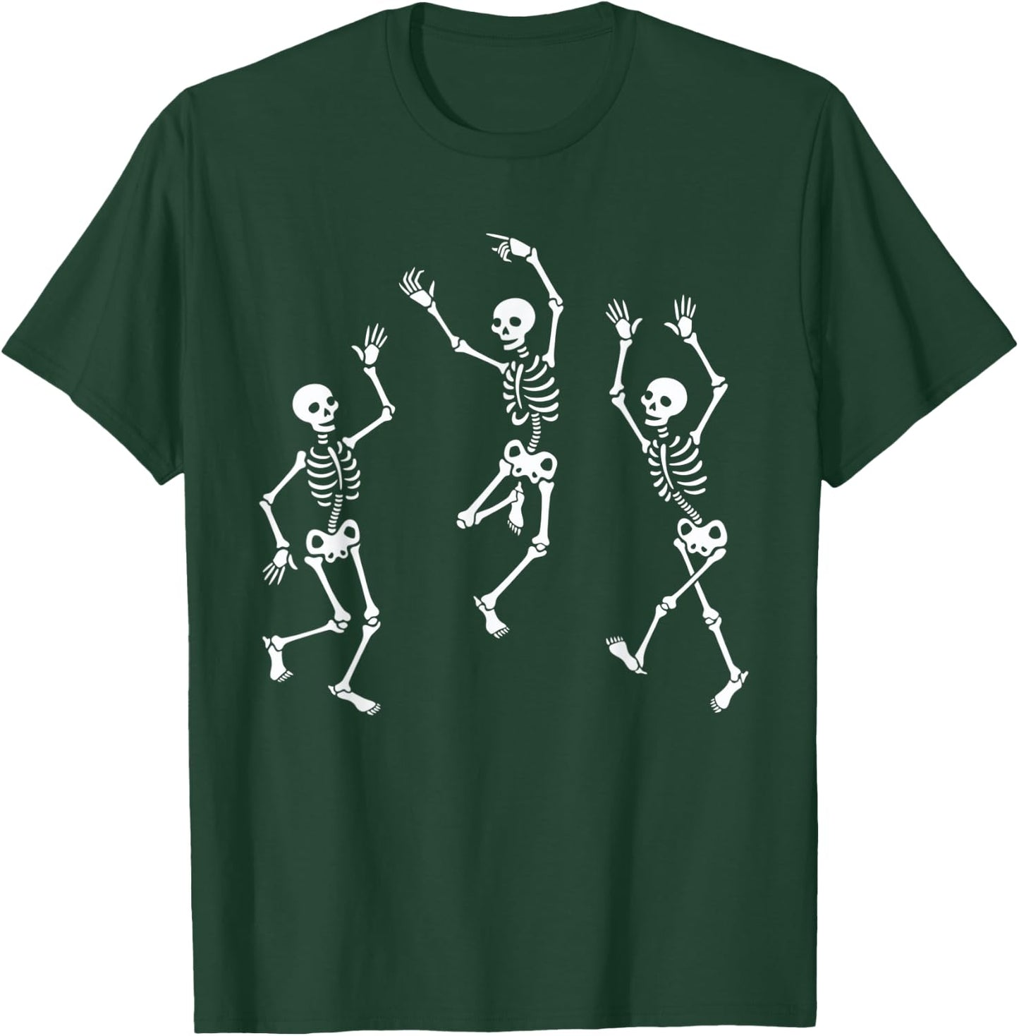Halloween Dancing Skeletons Dance Challenge Funny Women T-Shirt - T-Shirt | Forest