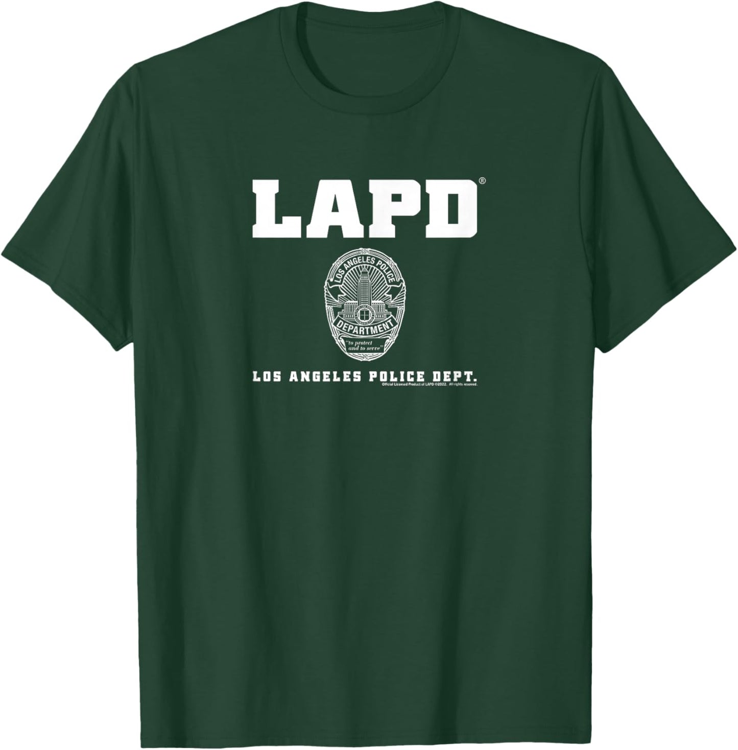 LAPD Badge T-Shirt - T-Shirt | Forest