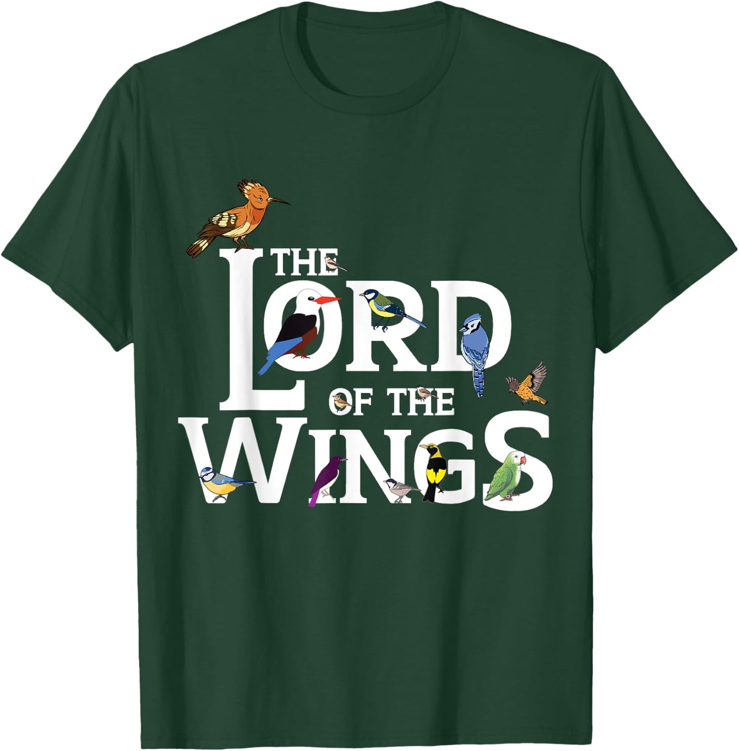 Bird Watching Ornithologist Birding T-Shirt - T-Shirt | Forest