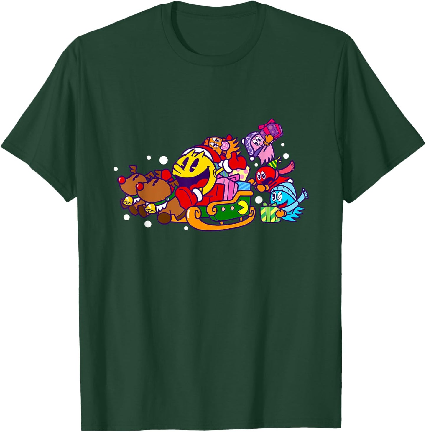 PAC-MAN Holiday 017 T-Shirt - T-Shirt | Forest