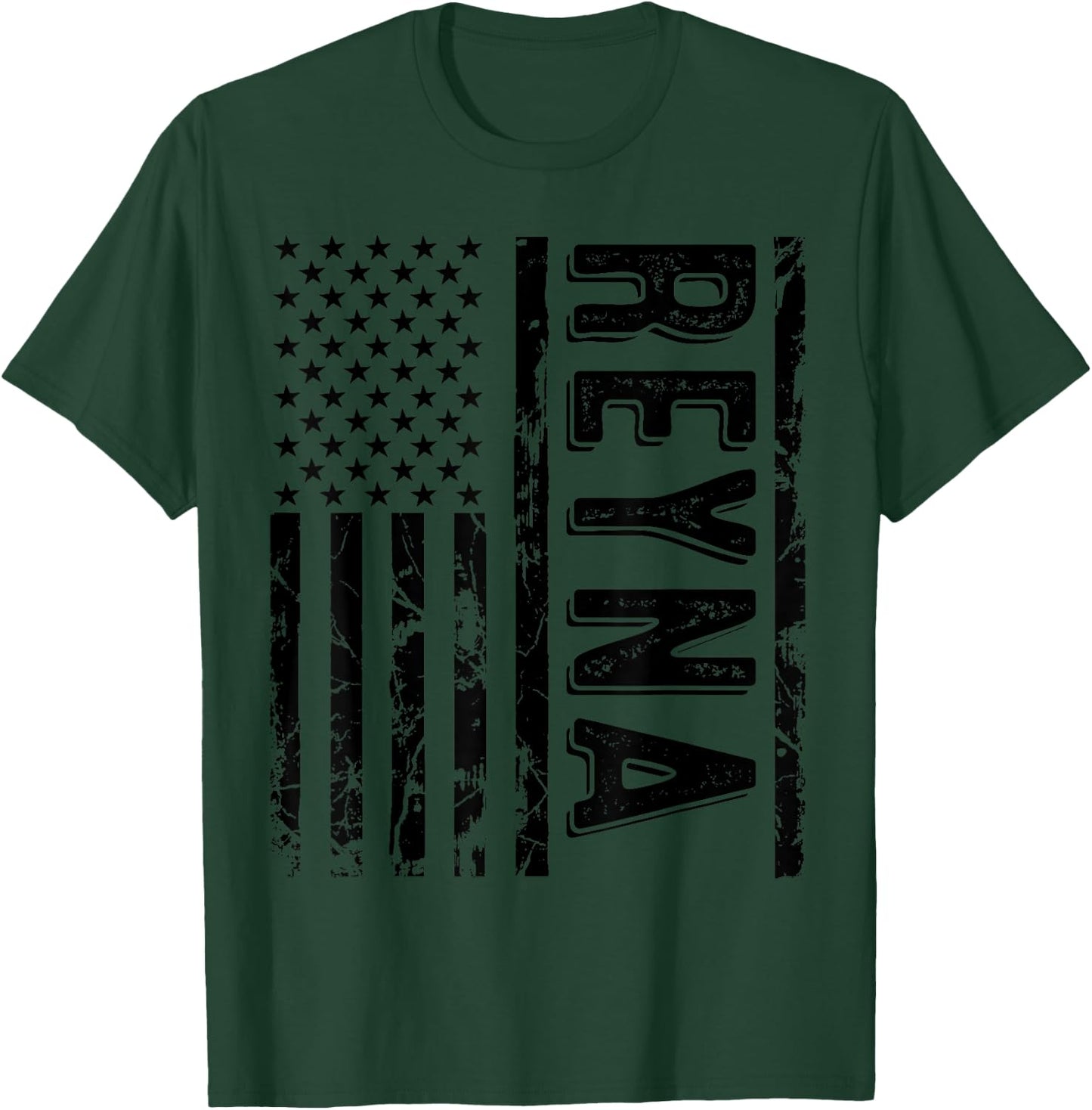 Reyna Last Name Funny Surname Team Reyna Family Reunion T-Shirt - T-Shirt | Forest