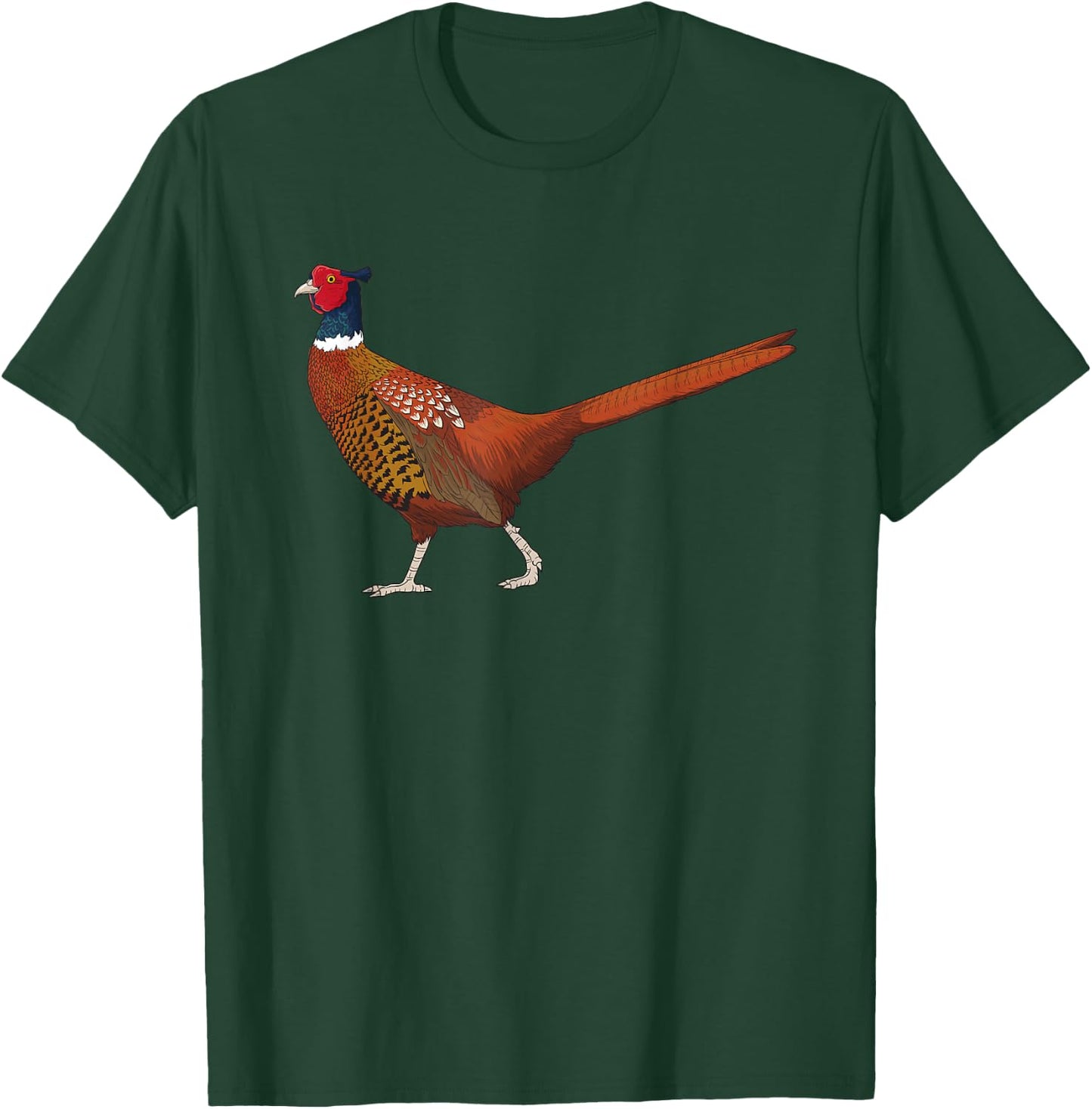 Pheasant Bird Hunter Hunt Chicken Bird T-Shirt - T-Shirt | Forest