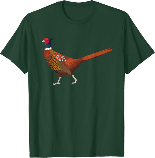 Pheasant Bird Hunter Hunt Chicken Bird T-Shirt - T-Shirt | Forest