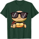 Halloween 2024 Cute Turtle Costume Sunglasses For Kids T-Shirt - T-Shirt | Forest