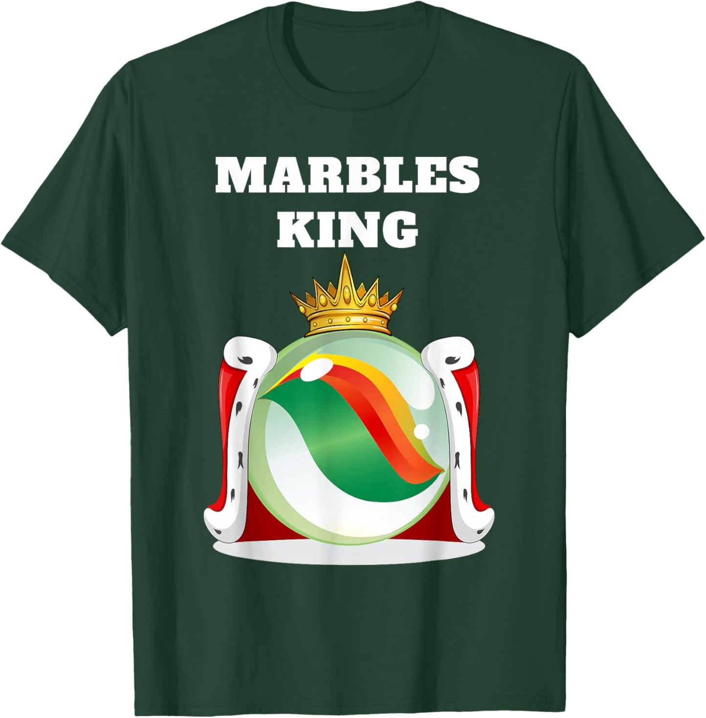 Marbles King | Boys Marbles | Marbles T-Shirt - T-Shirt | Forest