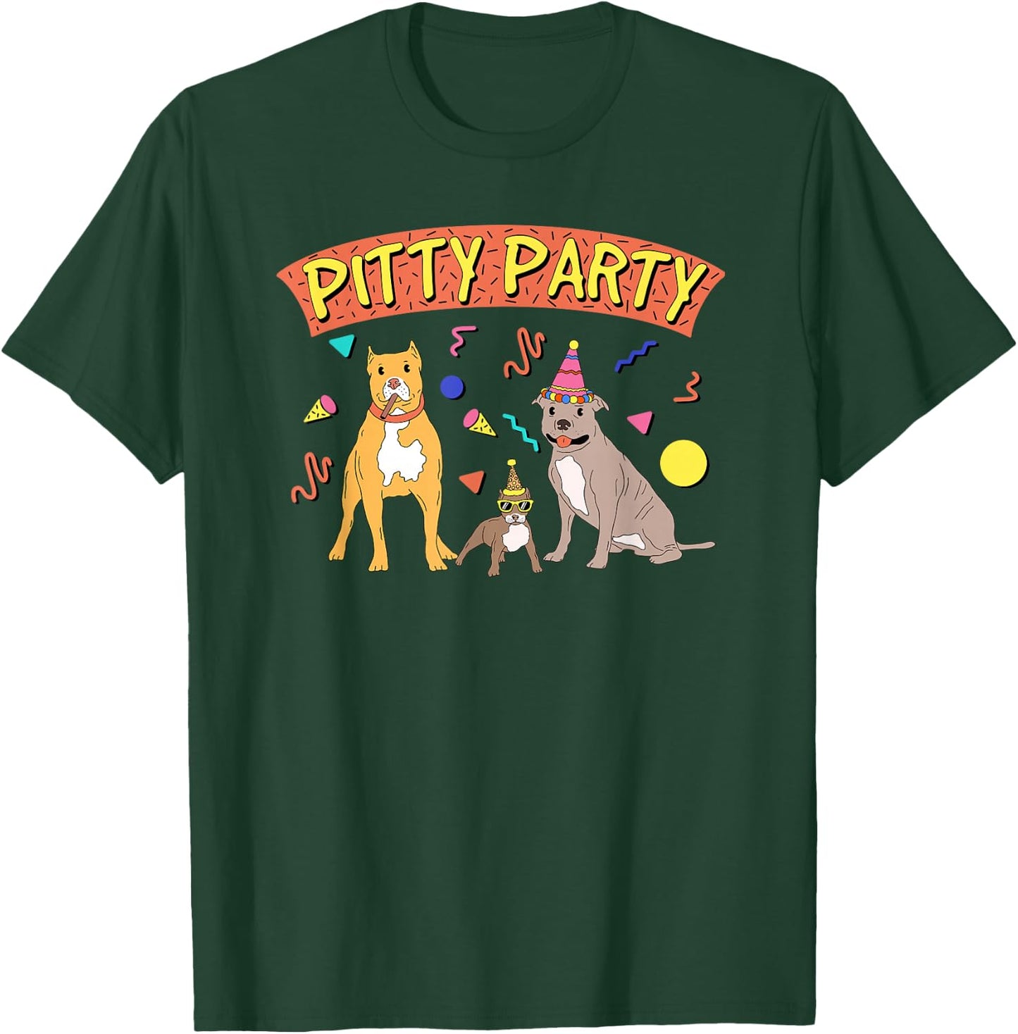 Pitty Party, Pitbull Lover, I love Pitbulls T-Shirt - T-Shirt | Forest