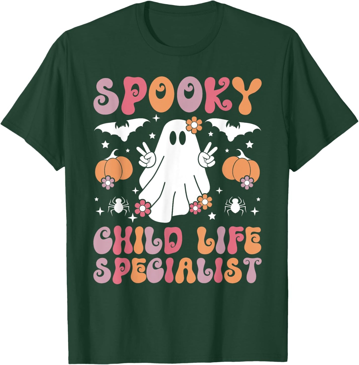 Spooky Child Life Specialist Halloween T-Shirt - T-Shirt | Forest