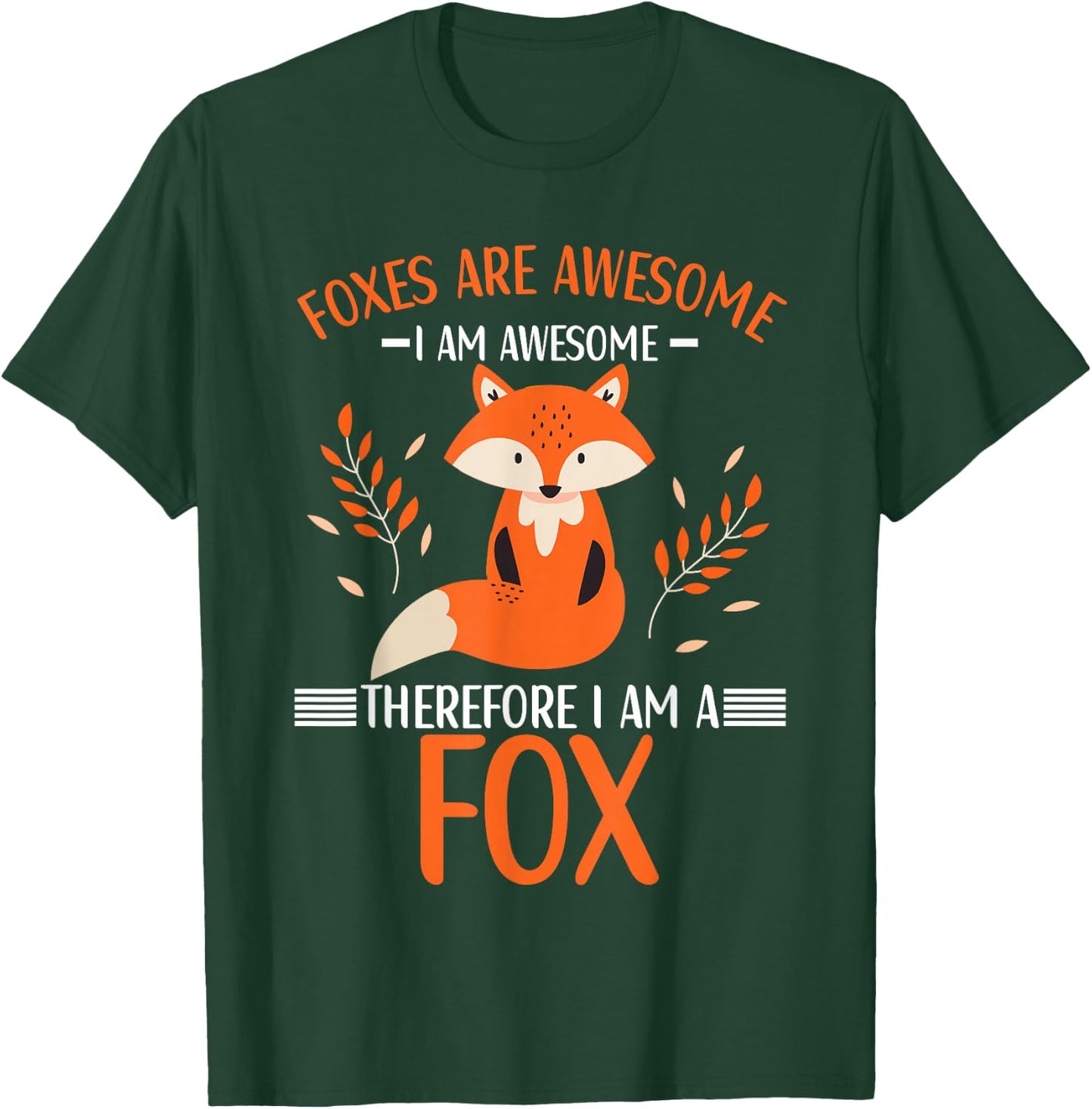 Foxes are Awesome Fox Lovers Kids T-Shirt - T-Shirt | Forest