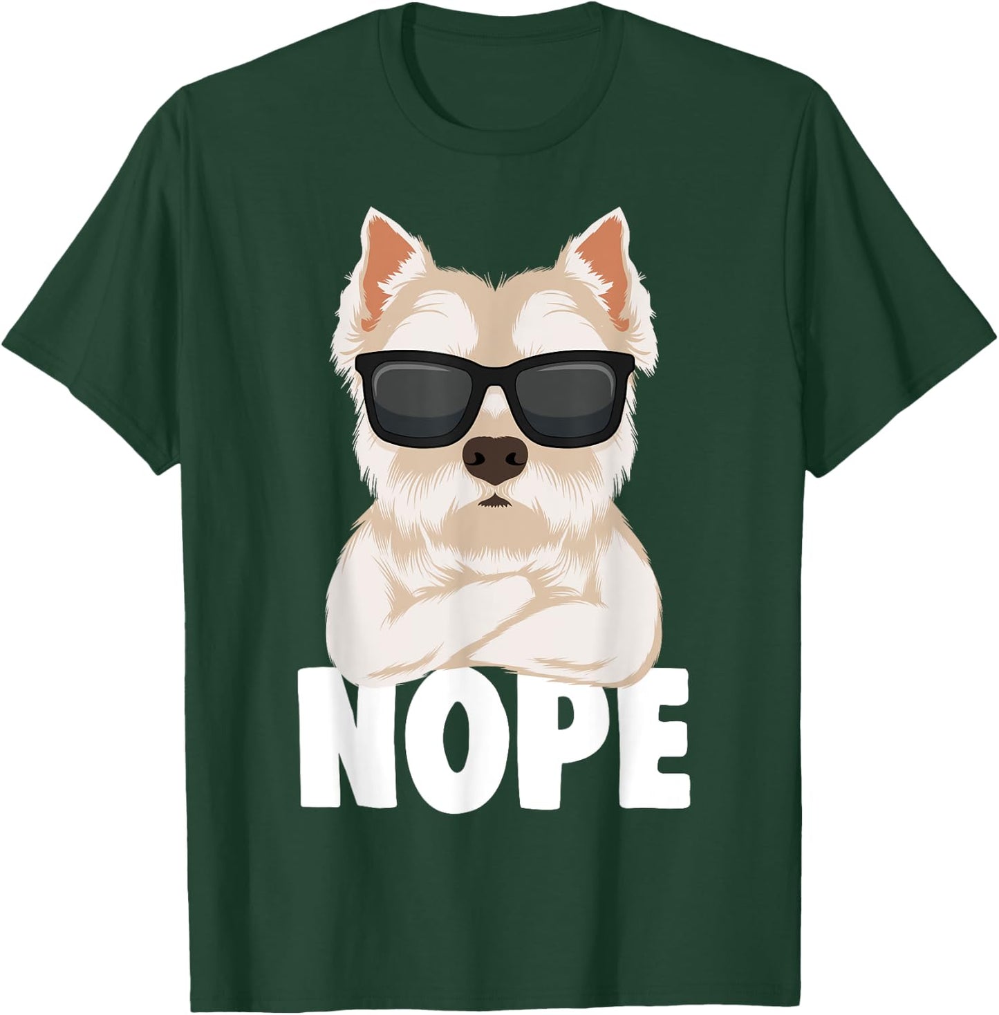 West Highland White Terrier Dog Westie Men Women Girls Kids T-Shirt - T-Shirt | Forest