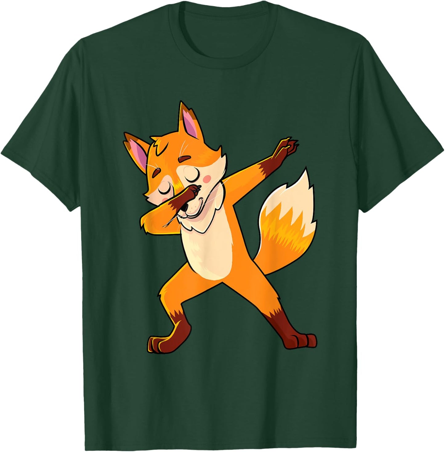 Dabbing Fox Foxes Lover Men Women Kids T-Shirt - T-Shirt | Forest
