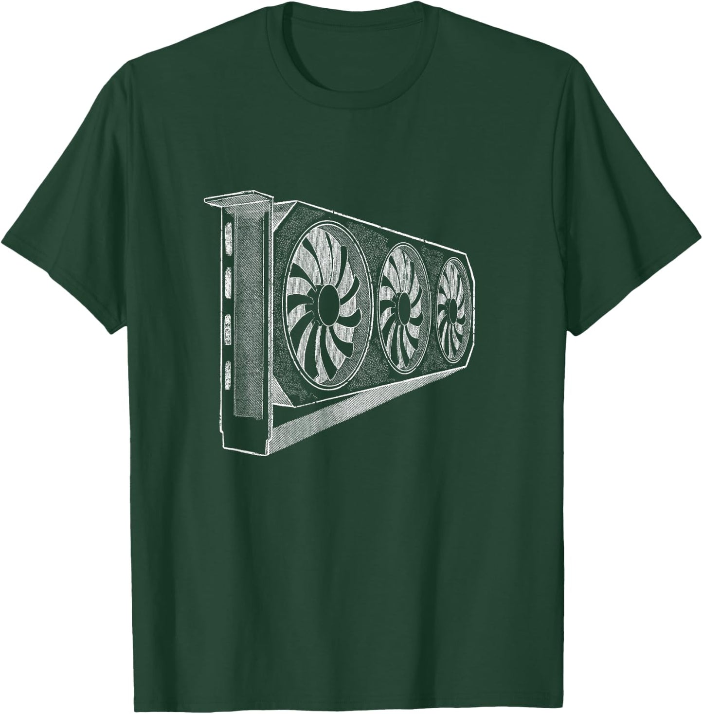 Gpu Card Machine Computer T-Shirt - T-Shirt | Forest