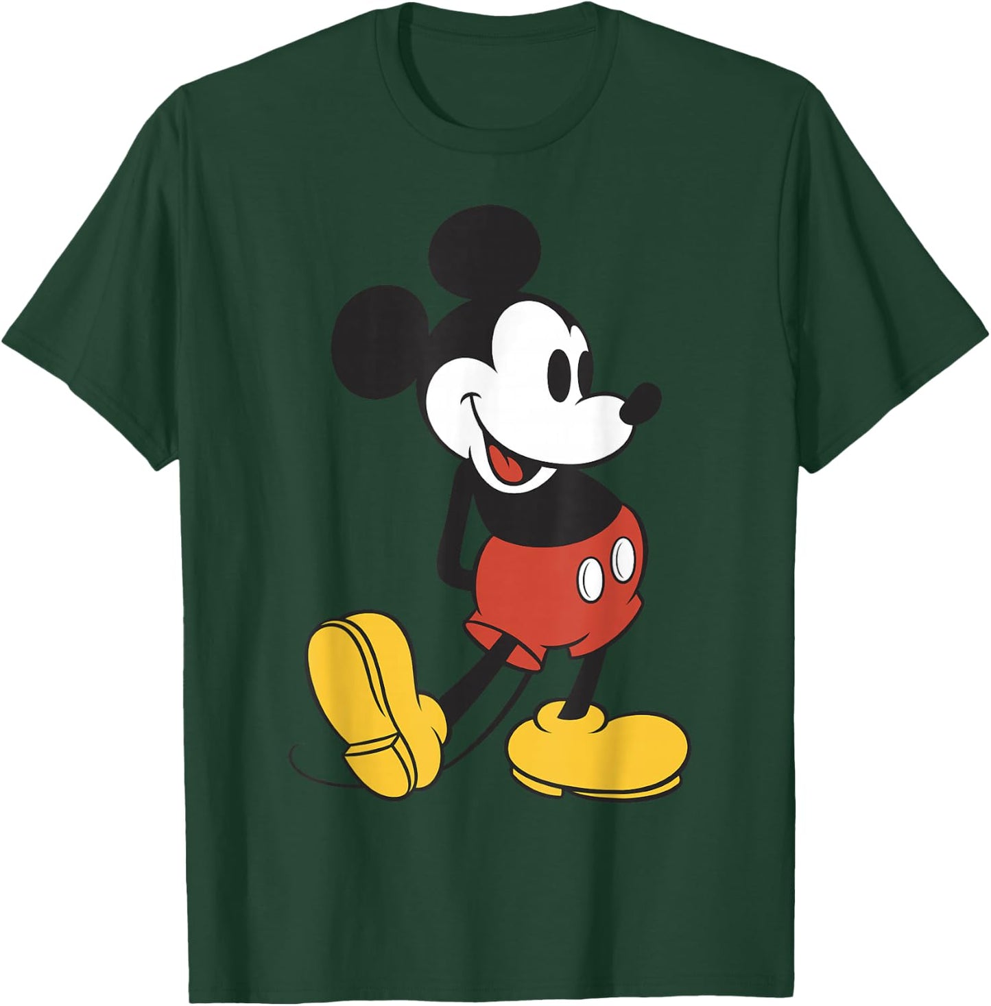 Disney Mickey Mouse Vintage Leg Kick T-Shirt - T-Shirt | Forest