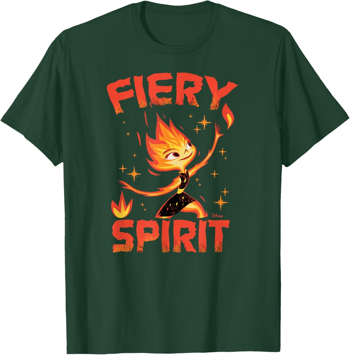 Elemental - Ember Fiery Spirit T-Shirt - T-Shirt | Forest
