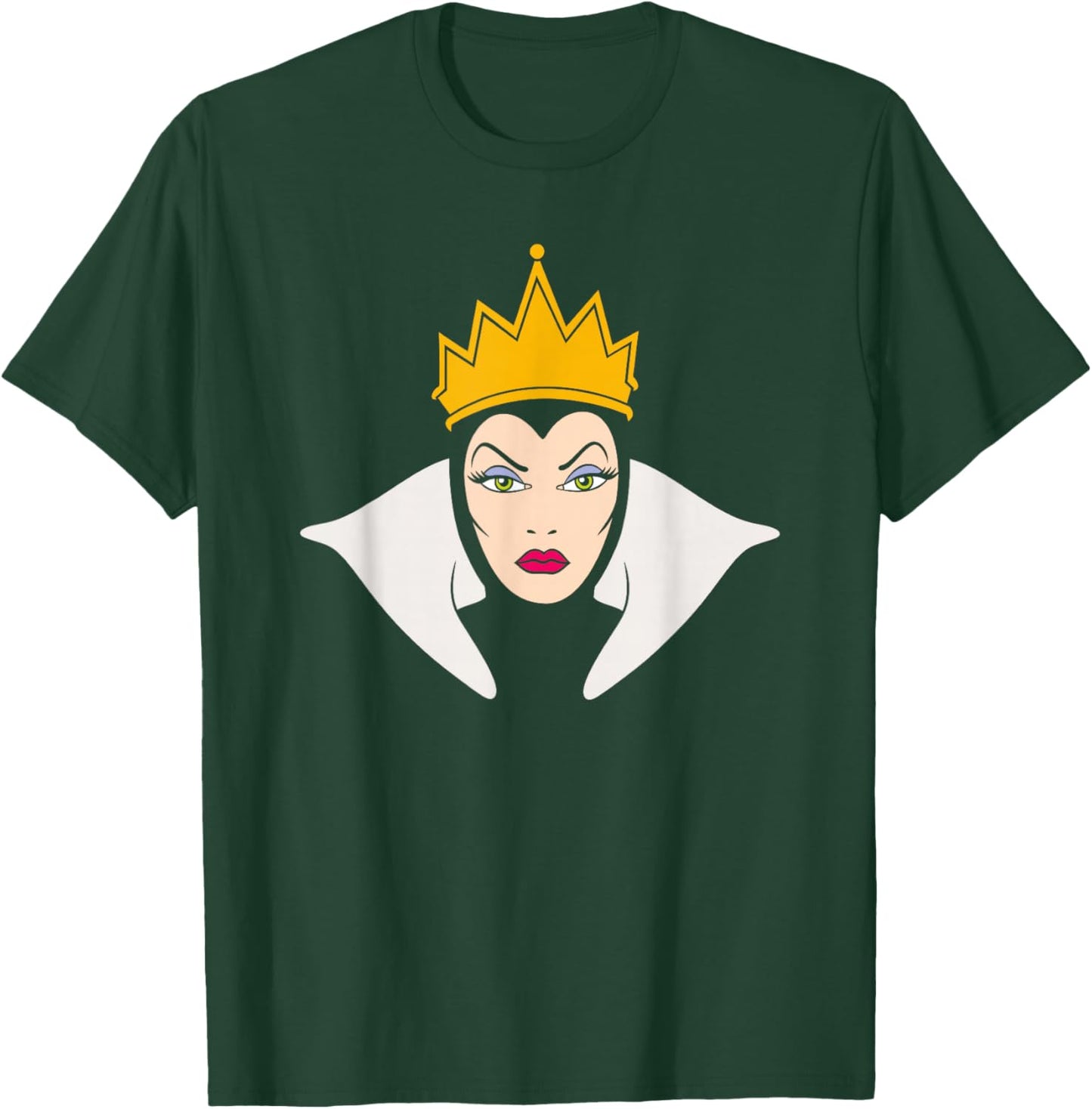 Disney Villains The Evil Queen Big Villain Energy Portrait T-Shirt - T-Shirt | Forest