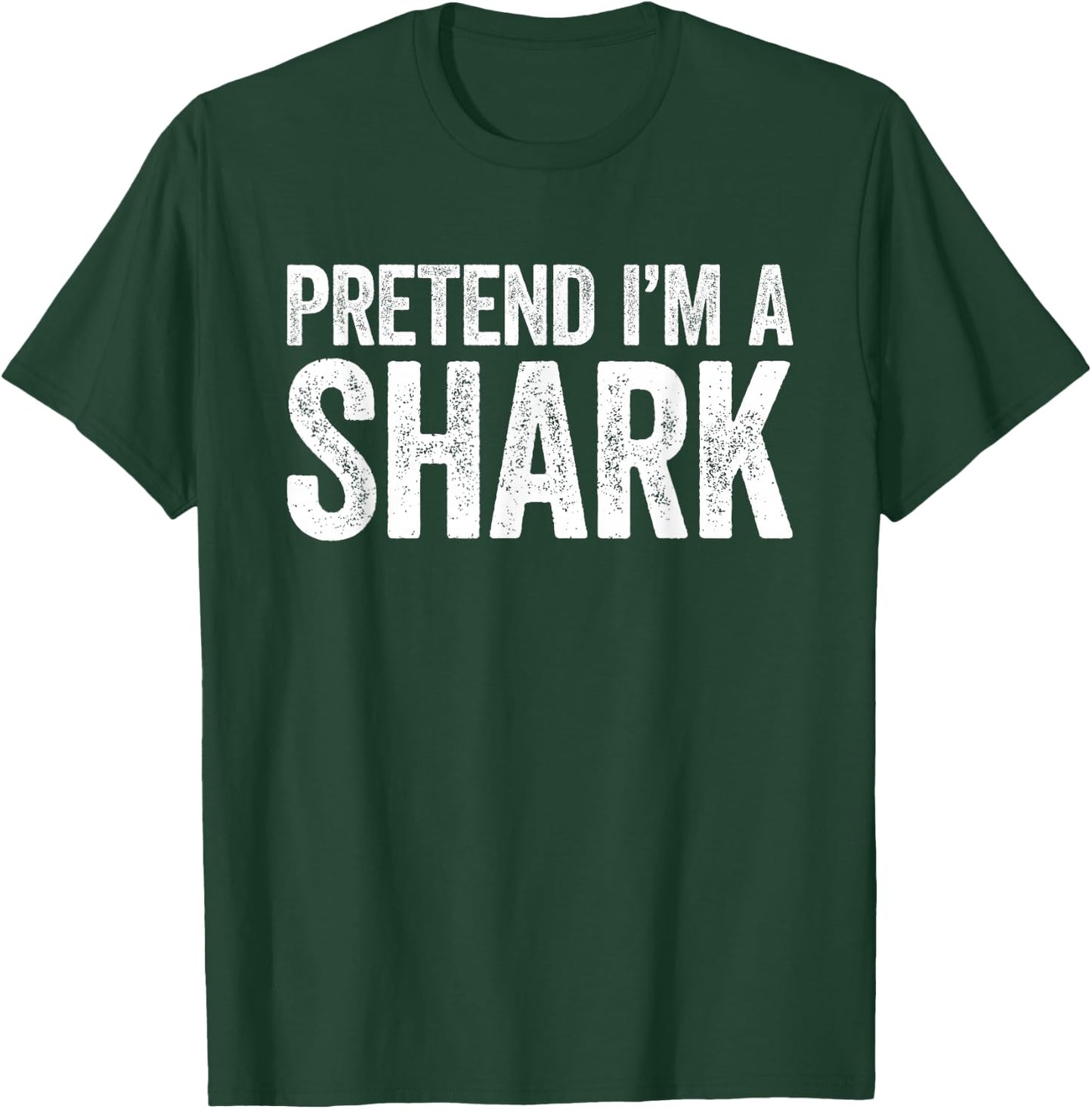 Pretend I'm A Shark Shirt Adult Kids Matching Shark Costume T-Shirt - T-Shirt | Forest