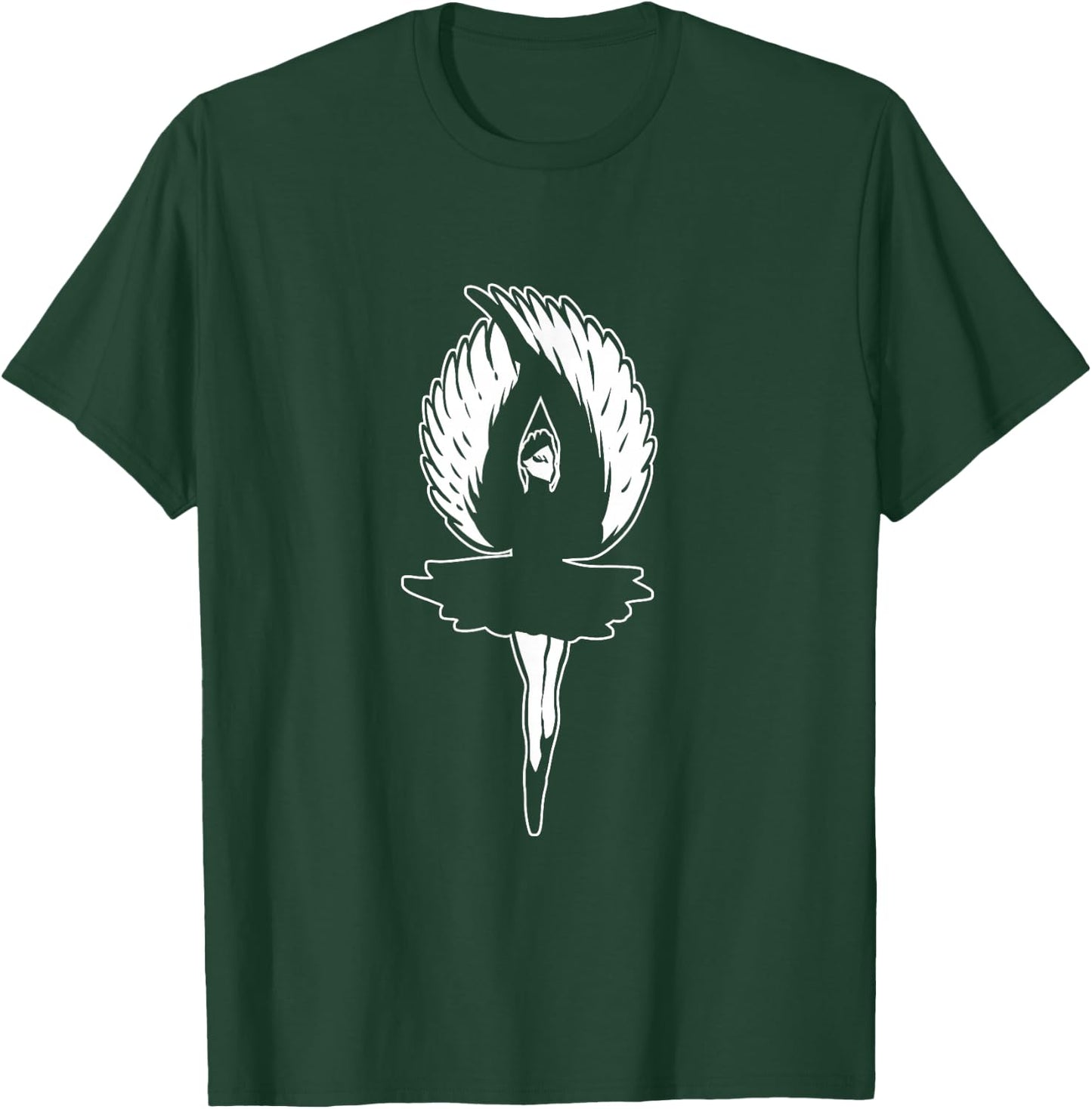Beautiful Black Swan Ballet Instructor T-Shirt - T-Shirt | Forest
