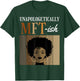 Unapologetically MFT-ish Student Graduation Black Afro T-Shirt - T-Shirt | Forest