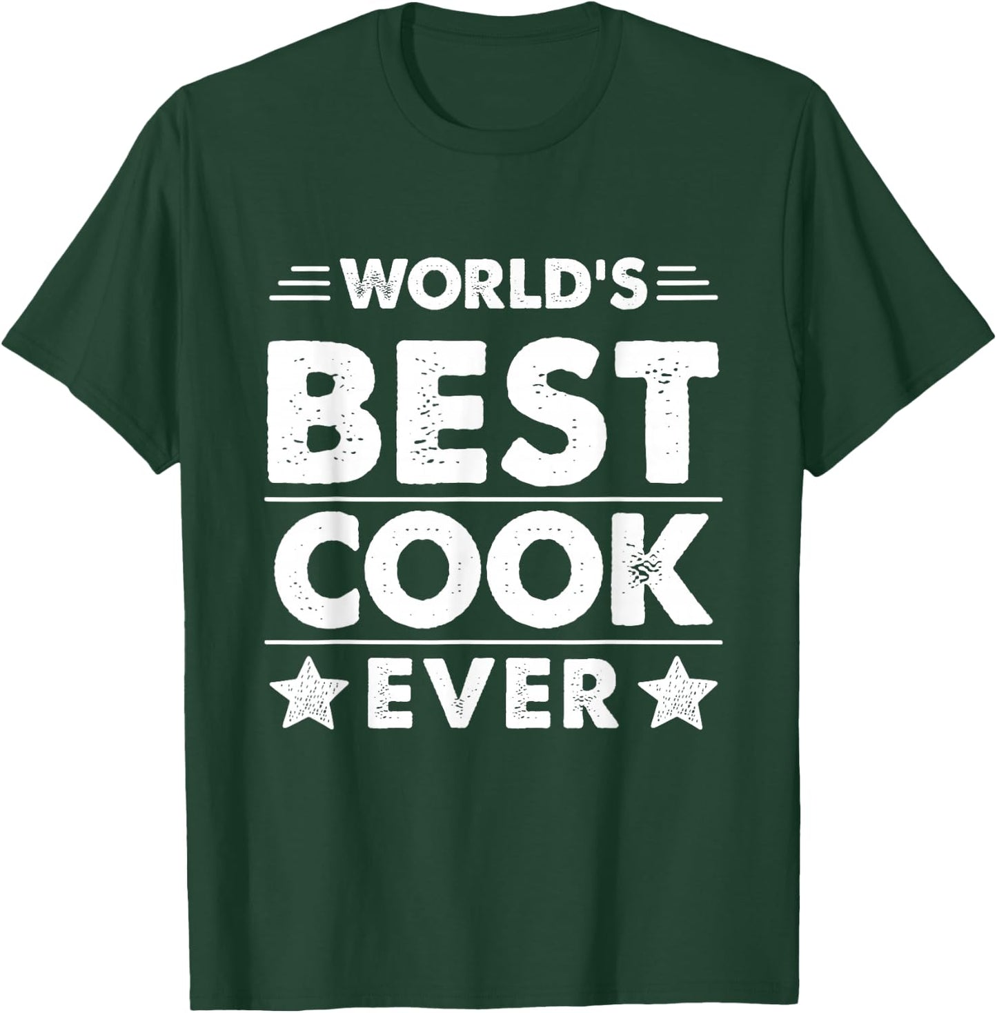World's Best Cook Ever T-Shirt - T-Shirt | Forest