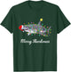 Shark Santa Claus Children Men Christmas Ugly Christmas T-Shirt - T-Shirt | Forest