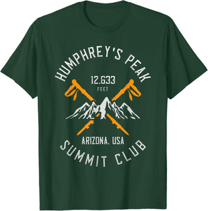 Humphrey's Peak Hiking Arizona T-Shirt - T-Shirt | Forest