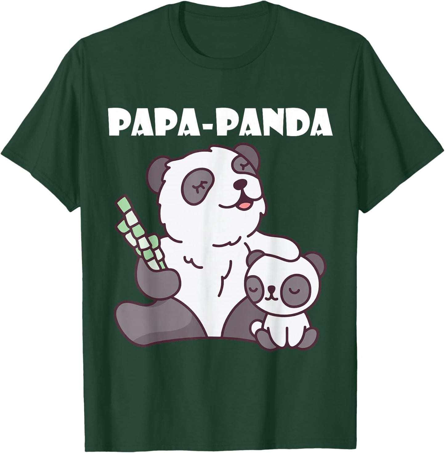 Father's Day - Papa Panda T-Shirt - T-Shirt | Forest
