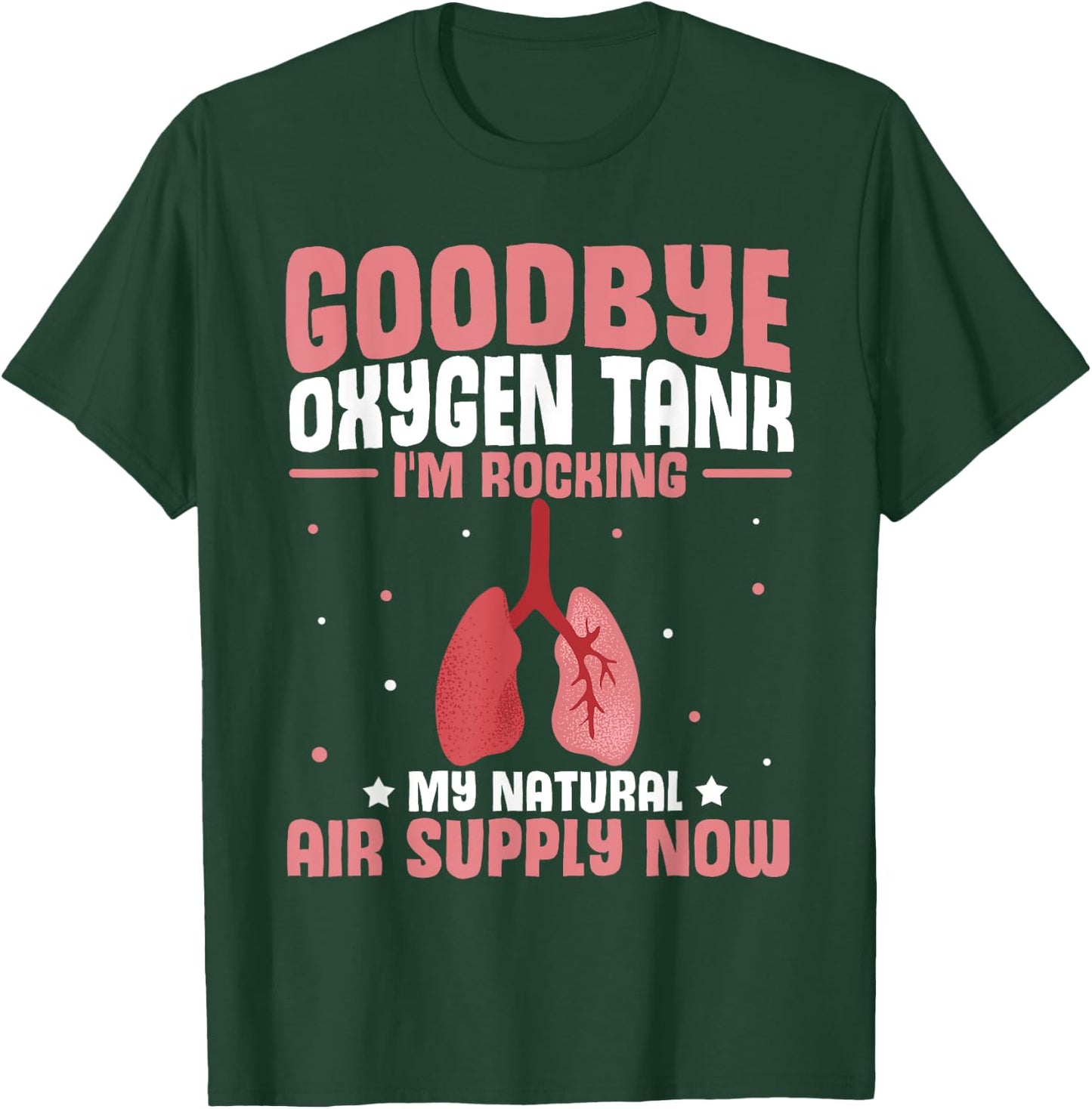 Organ Transplantation | Lung Transplant Survivor T-Shirt - T-Shirt | Forest