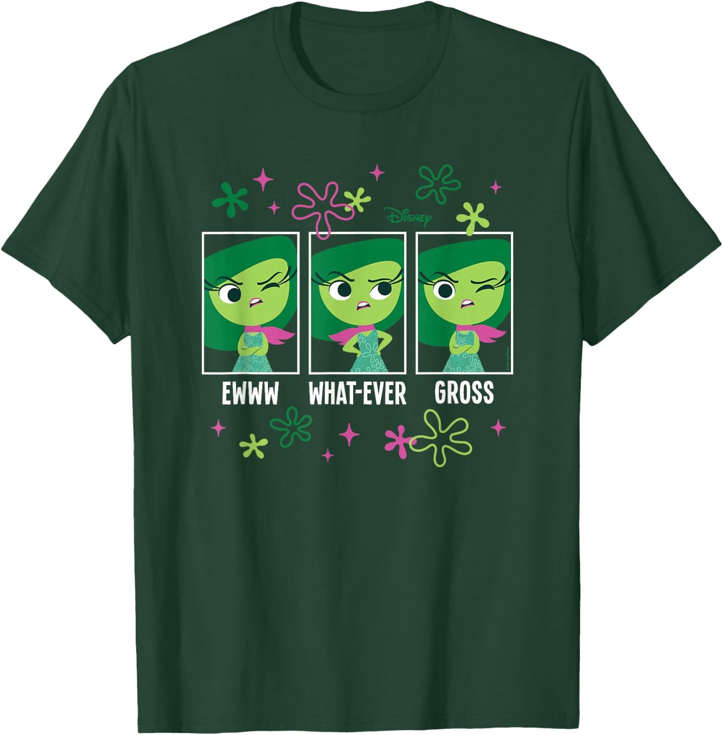 Inside Out - Disgust Moods T-Shirt - T-Shirt | Forest