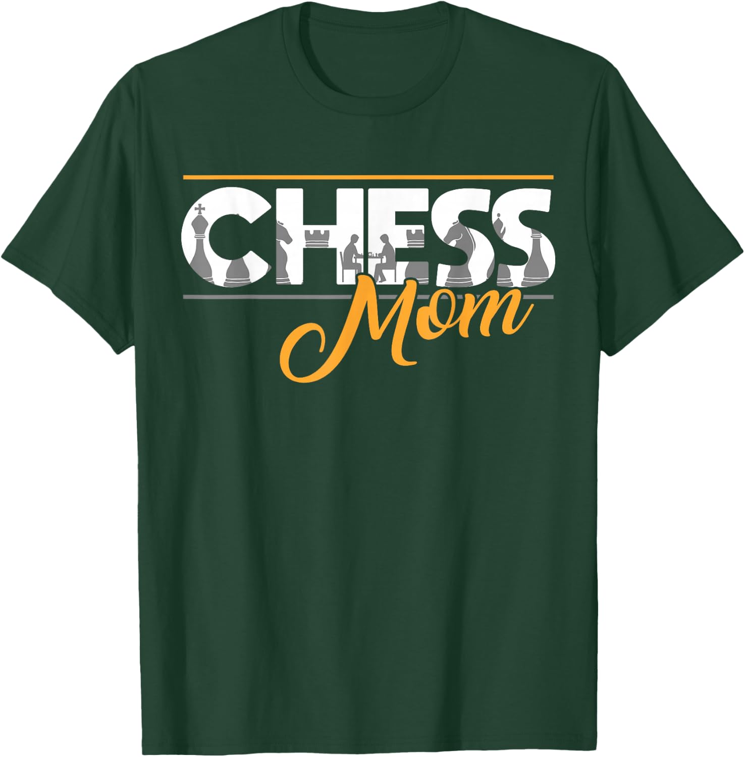 Chess Mom Club Team T-Shirt - T-Shirt | Forest