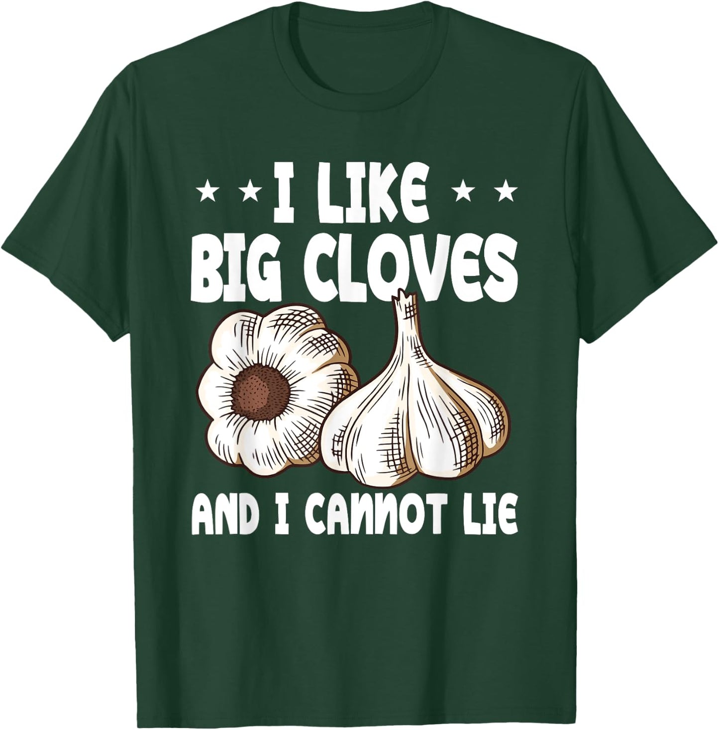 Funny Garlic Clove Lover Costume Love Spices T-Shirt - T-Shirt | Forest